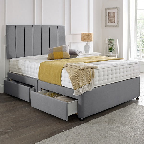 Riley Divan Bed Set With Mattress And Storage
