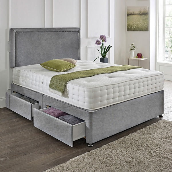 Shannon Divan Bed Set With Mattress And Storage