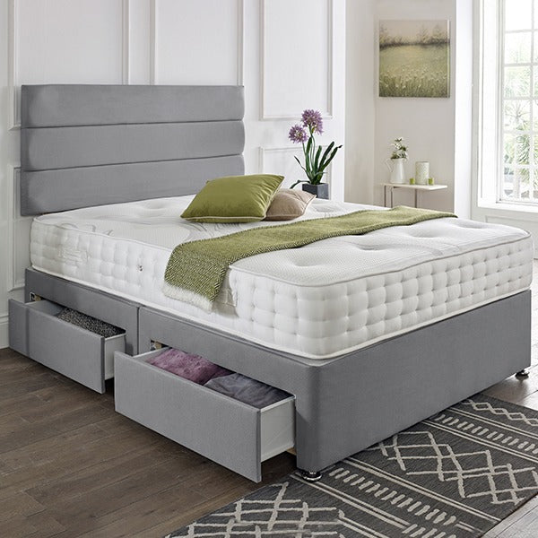Daniella Divan Bed Set With Mattress And Storage