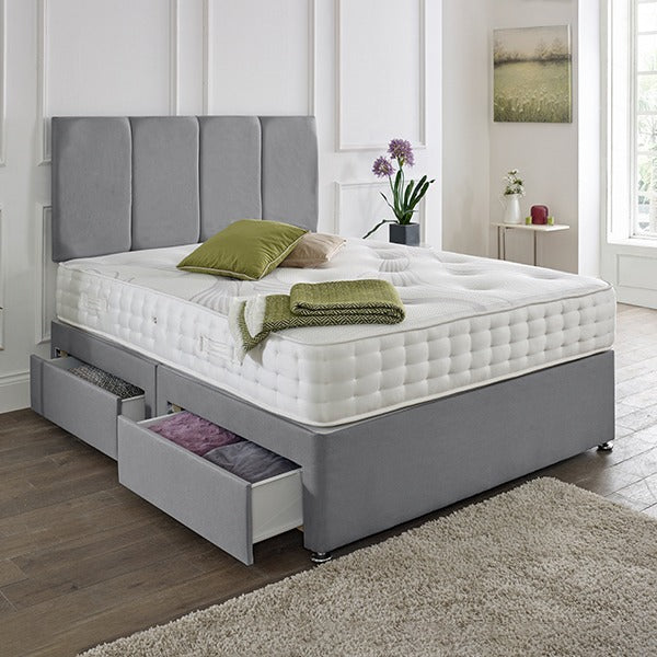Jones Divan Bed Set With Mattress And Storage