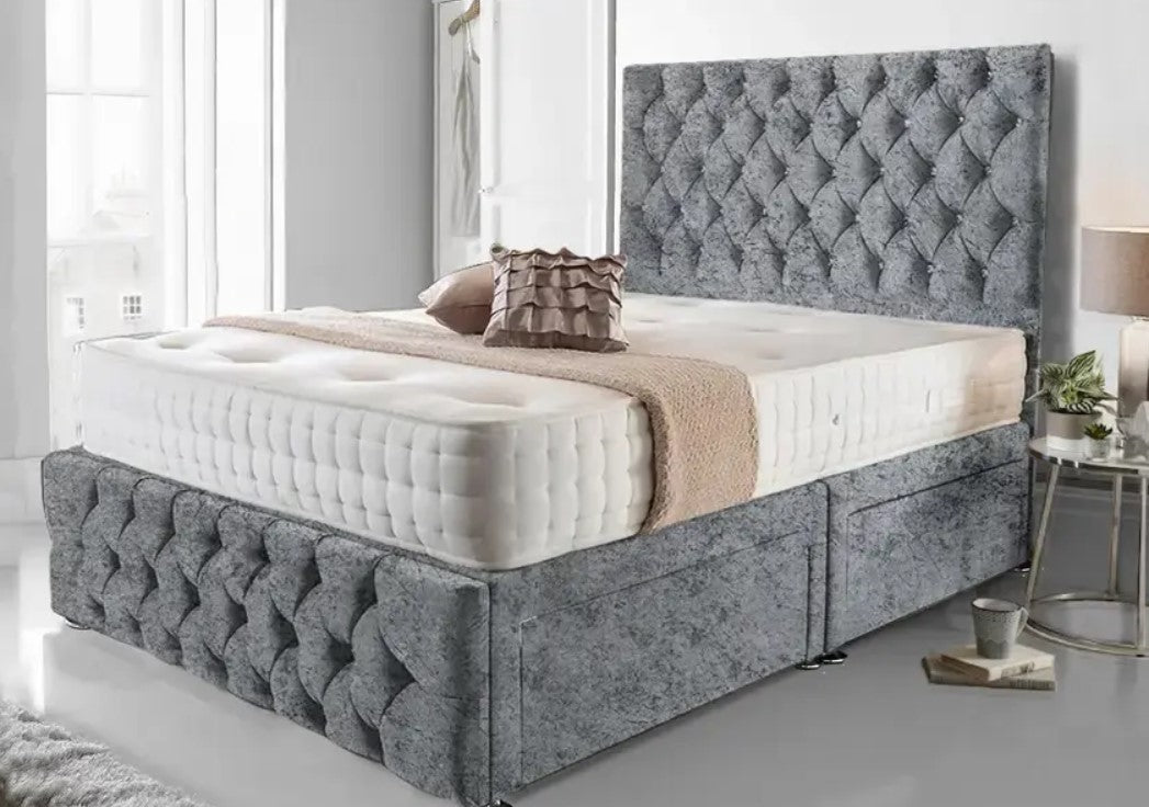 Lisa Divan Bed Set With Mattress And Optional Storage