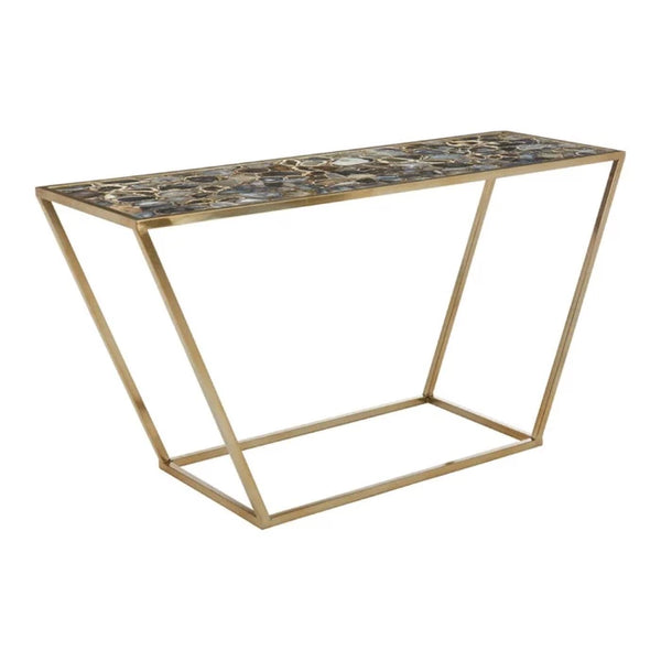 Olivia's Black Agate Console Table