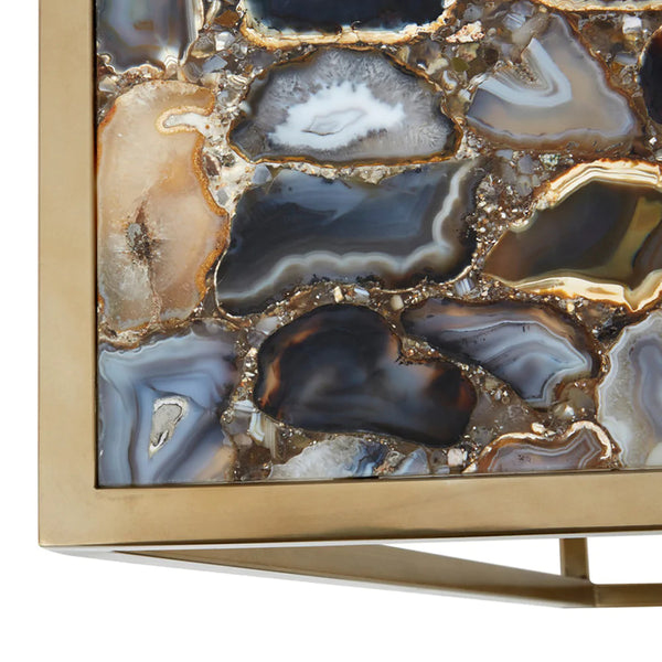 Olivia's Black Agate Console Table