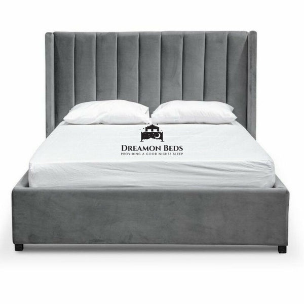 Nevada Wingback Bed Frame Available With Ottoman Or Divan Storage