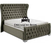 Tayrona Wingback Bed Frame Available with Divan or Ottoman Storage