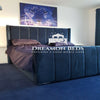 New York Wingback Bed Frame available with Ottoman or Divan storage