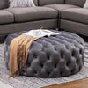 Manila Chesterfield Buttoned Pouffe