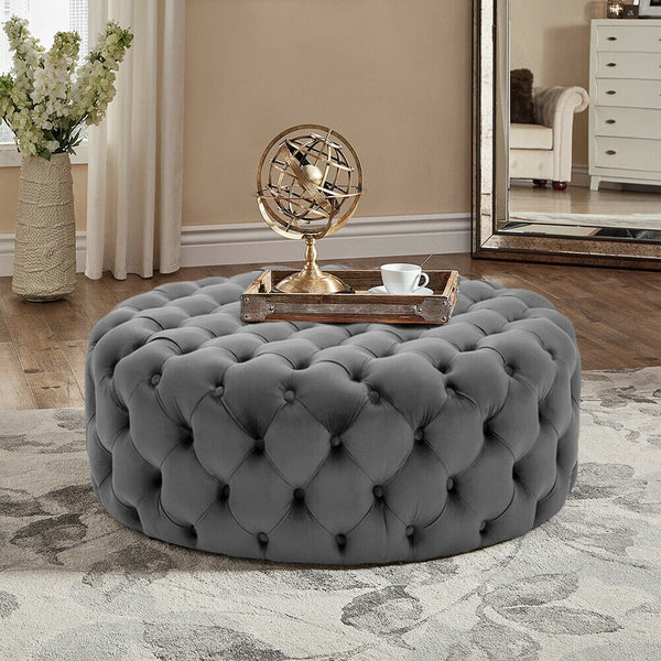 Manila Chesterfield Buttoned Pouffe