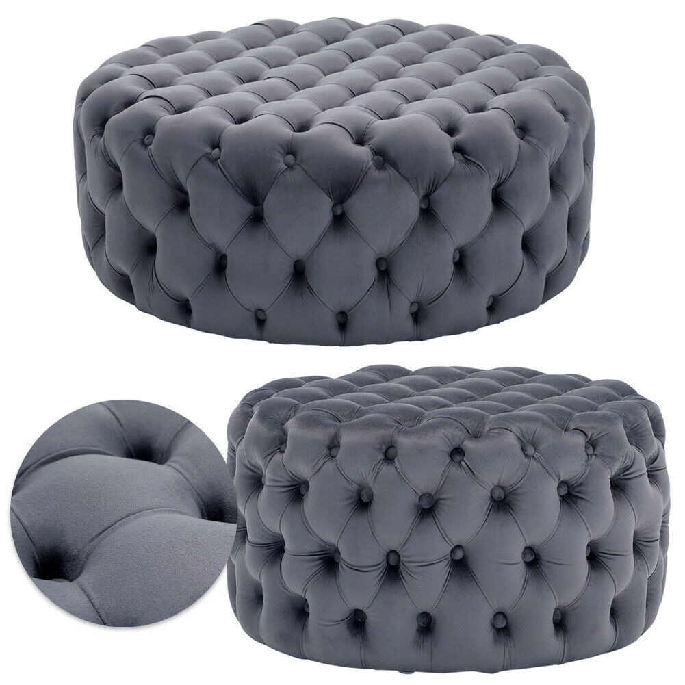 Manila Chesterfield Buttoned Pouffe