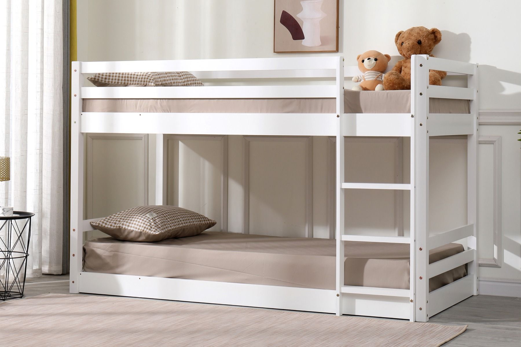 Wooden Spark Low Bunk Bed