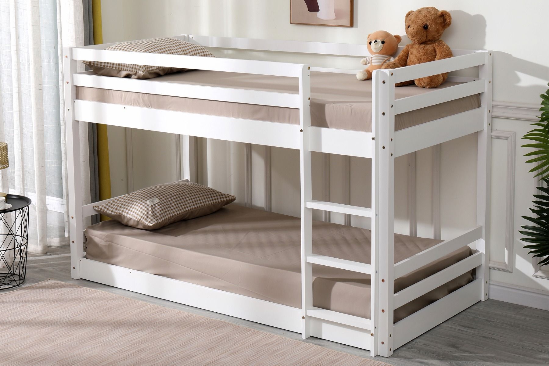 Wooden Spark Low Bunk Bed