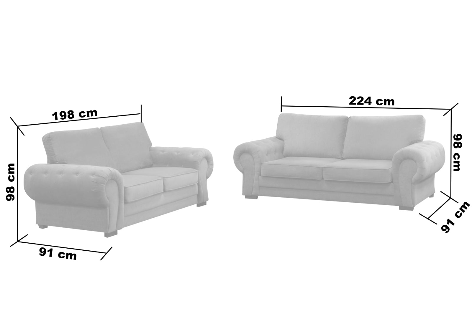 Luxury Designer Verona Sofa