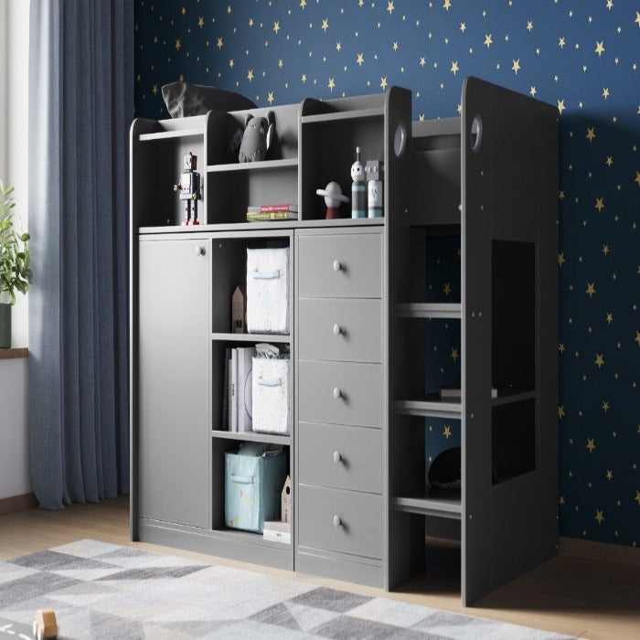 Wizard junior high sleeper storage station grey